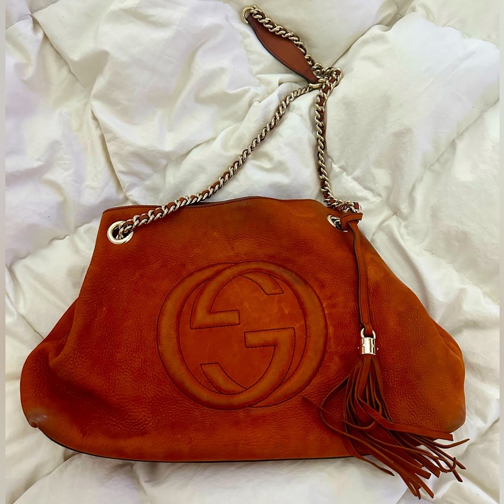 Gucci Soho Nubuck Leather